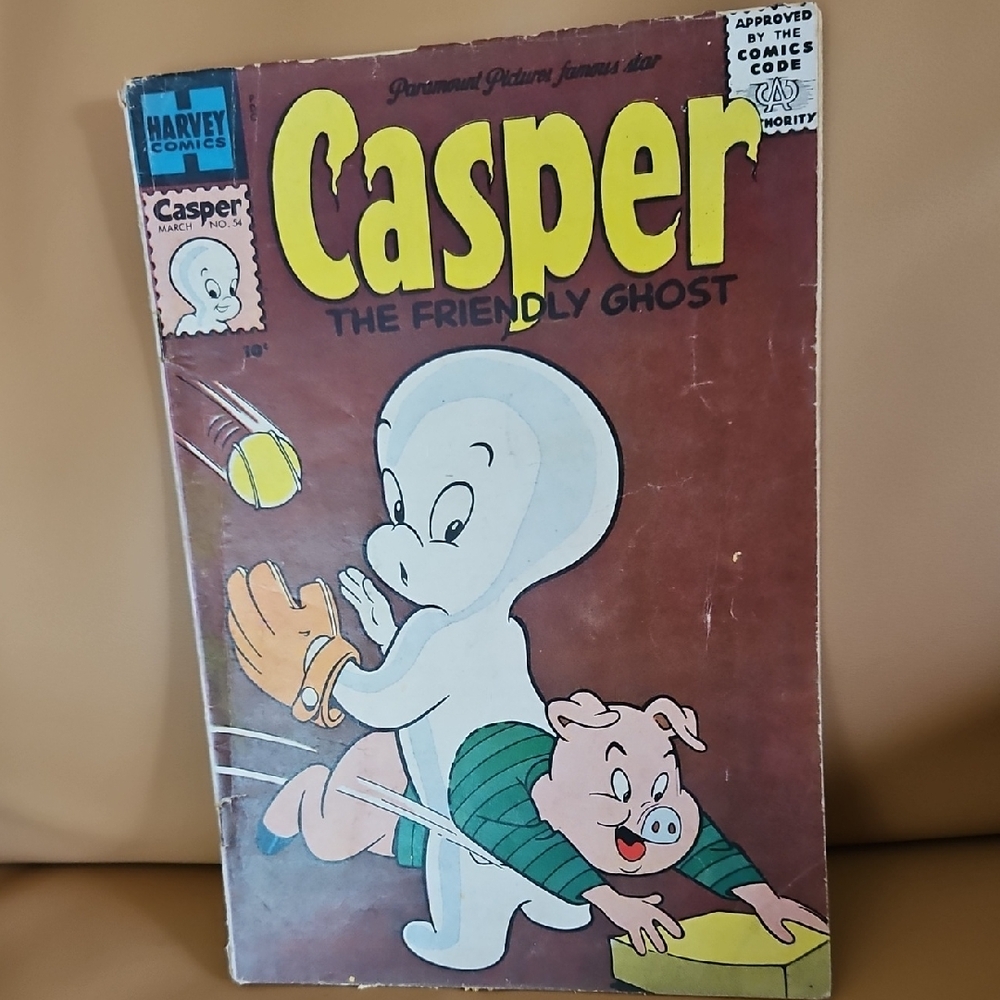 Harvey Comics #54 March 1957 Casper The Friendly Ghost.